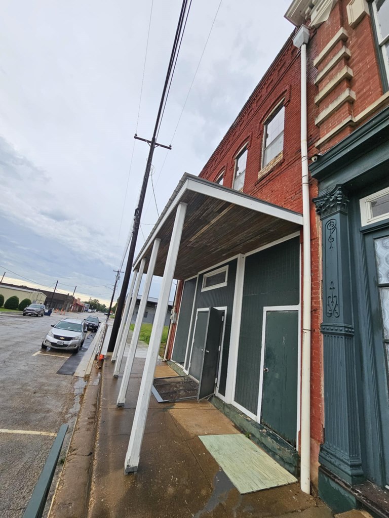 Rear View - W Main St Entrance and Stair Access