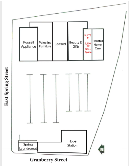 Property Map - Palestine, TX